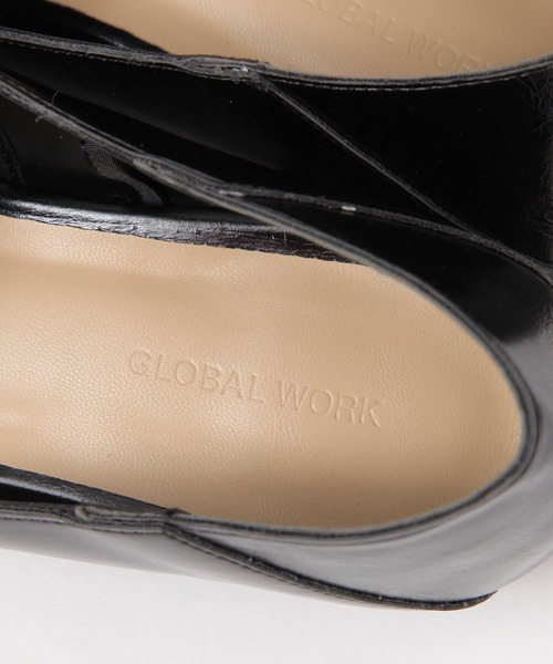 GLOBAL WORK（グローバルワーク）の「らくっションヒールグルカパンプス/323176（パンプス・レディース・ブラック/シルバー/アイボリー・MEDIUM/LARGE）」の15枚目の写真