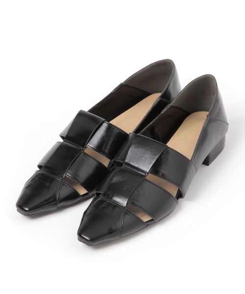 GLOBAL WORK（グローバルワーク）の「らくっションヒールグルカパンプス/323176（パンプス・レディース・ブラック/シルバー/アイボリー・MEDIUM/LARGE）」の19枚目の写真