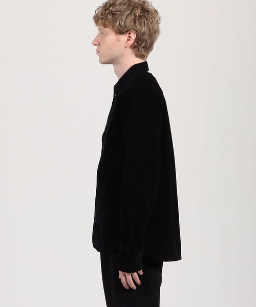 JAMES PERSE(ジェームスパース)の「コットンカシミヤコーデュロイ レギュラーシャツ MCOA3706(シャツ/ブラウス・メンズ・チャコールグレー/ブラック・0/2/3/1)」の10枚目の写真
