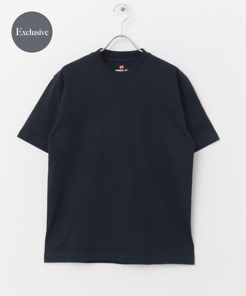 HANES（ヘインズ）の「『別注』Hanes×DOORS　BEEFY-T DOORS FIT Short-Sleeve（Tシャツ/カットソー・レディース・ブラック/ホワイト/ネイビー/ダークグレー/グレー・X-SMALL/SMALL）」の5枚目の写真