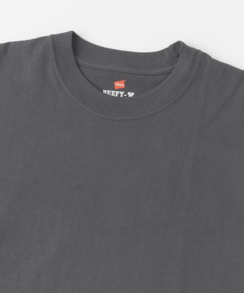 HANES（ヘインズ）の「『別注』Hanes×DOORS　BEEFY-T DOORS FIT Short-Sleeve（Tシャツ/カットソー・レディース・ブラック/ホワイト/ネイビー/ダークグレー/グレー・X-SMALL/SMALL）」の14枚目の写真