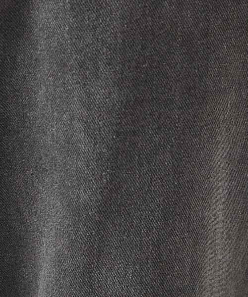 OPAQUE.CLIP（オペークドットクリップ）の「ワイドストレートカラーデニム【洗濯機洗い可】（デニムパンツ・レディース・チャコールグレー/ベビーピンク・40/38）」の6枚目の写真