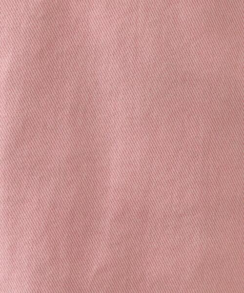 OPAQUE.CLIP（オペークドットクリップ）の「ワイドストレートカラーデニム【洗濯機洗い可】（デニムパンツ・レディース・チャコールグレー/ベビーピンク・40/38）」の10枚目の写真