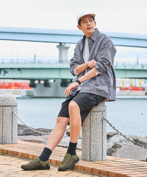 KEEN（キーン）の「KEEN キーン UNEEK/ユニーク スニーカーサンダル（サンダル・メンズ・ブラック/ベージュ/ダークオリーブ・8h/9h/8/10/9/7/7h）」の21枚目の写真