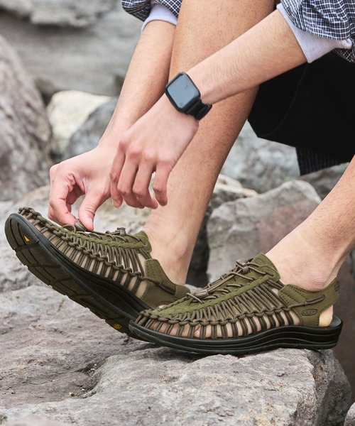 KEEN｜キーン（レディース）のサンダル（グリーン・カーキ/緑色系