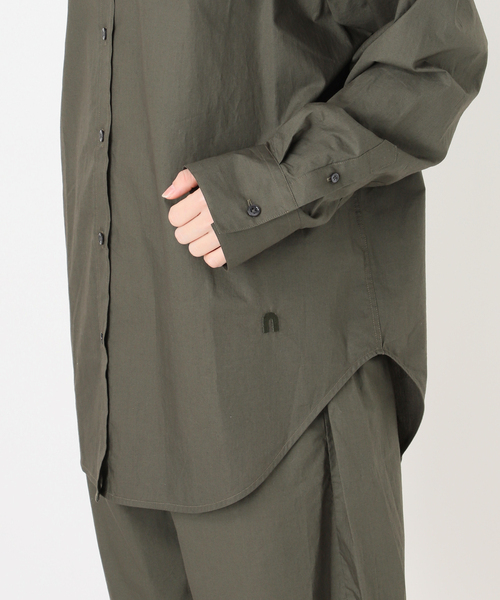 AP STUDIO（エーピーストゥディオ）の「【TEURN STUDIOS/ターンスタジオ】Relaxed-fit poplin shirt（シャツ/ブラウス・レディース・カーキ・FREE）」の17枚目の写真