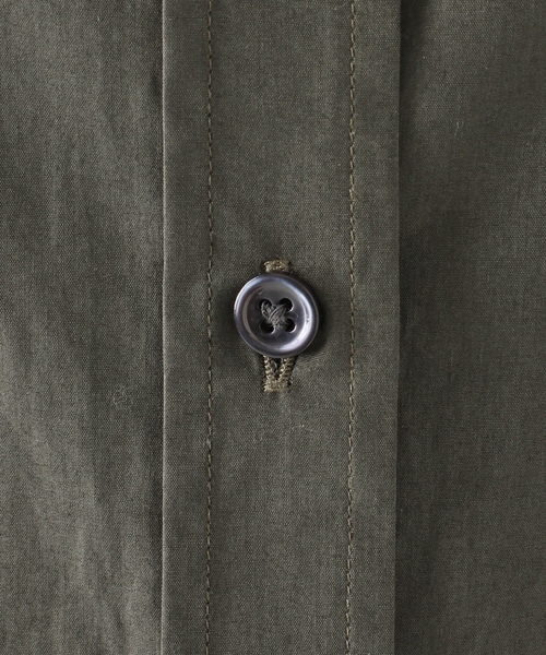 AP STUDIO（エーピーストゥディオ）の「【TEURN STUDIOS/ターンスタジオ】Relaxed-fit poplin shirt（シャツ/ブラウス・レディース・カーキ・FREE）」の19枚目の写真