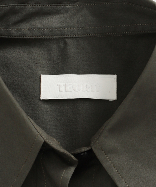 AP STUDIO（エーピーストゥディオ）の「【TEURN STUDIOS/ターンスタジオ】Relaxed-fit poplin shirt（シャツ/ブラウス・レディース・カーキ・FREE）」の20枚目の写真