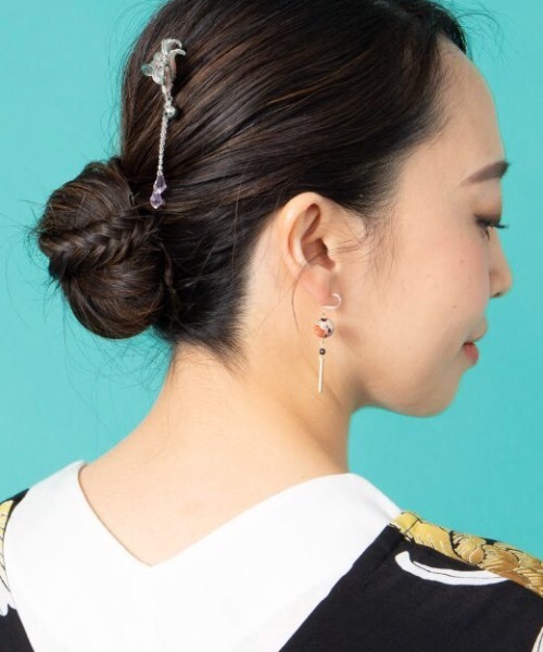 倭物やカヤ(ワモノヤカヤ)の「【倭物やカヤ】和玉ピアス(ピアス(両耳用)・レディース・その他1/その他2/その他3/その他4/その他5・FREE)」の8枚目の写真