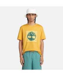 TIMBERLAND★半袖 クルーネック ロゴ トップス 綿 Tシャツ★黄色 楽天市場】Timberland ティンバーランド（スタイル（ネック