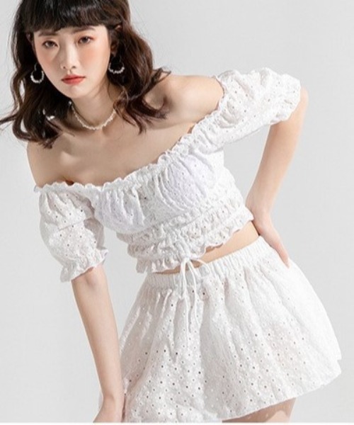 VS★レースアップ♡ ビキニ上下セット 国内発送 2色 Sexy レースアップ 上下 セット | PLASTIC BUNNY