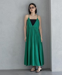 A part by（アパートバイ）の「【今年も登場!ドットシシュウキャミワンピース（ワンピース）」