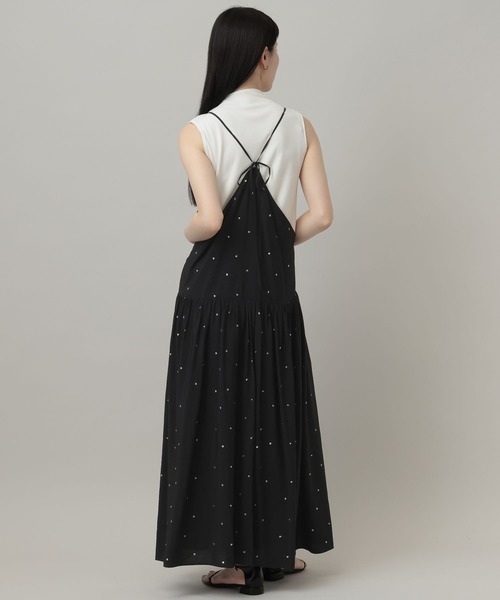 A part by（アパートバイ）の「【今年も登場！ドットシシュウキャミワンピース（ワンピース・レディース・ブラック/ブラウン/オフホワイト/ホワイト系その他2/ブラック系その他2/グリーン系その他3/ベージュ・FREE）」の21枚目の写真