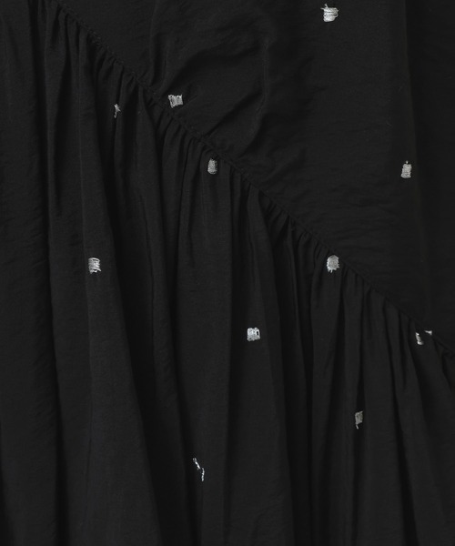 A part by（アパートバイ）の「【今年も登場！ドットシシュウキャミワンピース（ワンピース・レディース・ブラック/ブラウン/オフホワイト/ホワイト系その他2/ブラック系その他2/グリーン系その他3/ベージュ・FREE）」の12枚目の写真