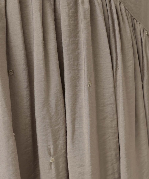 A part by（アパートバイ）の「【今年も登場！ドットシシュウキャミワンピース（ワンピース・レディース・ブラック/ブラウン/オフホワイト/ホワイト系その他2/ブラック系その他2/グリーン系その他3/ベージュ・FREE）」の15枚目の写真