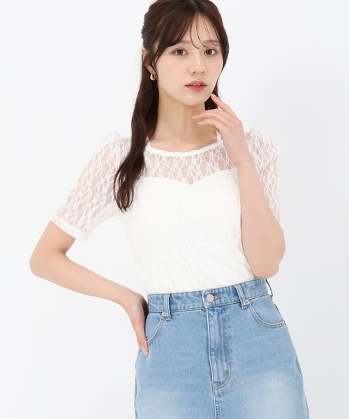 セール】2025春夏新作 レーストップス（Tシャツ/カットソー