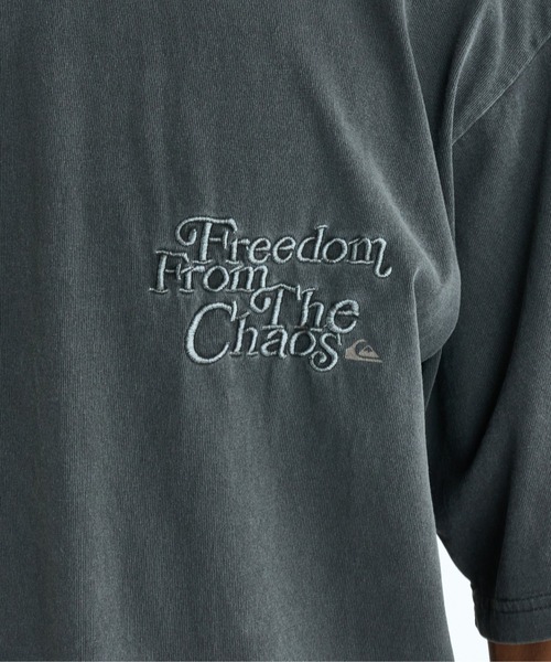 Quiksilver(クイックシルバー)の「THE CHAOS ST /クイックシルバーワンポイントUSコットン天竺半袖Tシャツ(Tシャツ/カットソー・メンズ・ブラック/ホワイト/ミント・X-LARGE/MEDIUM/LARGE)」の7枚目の写真