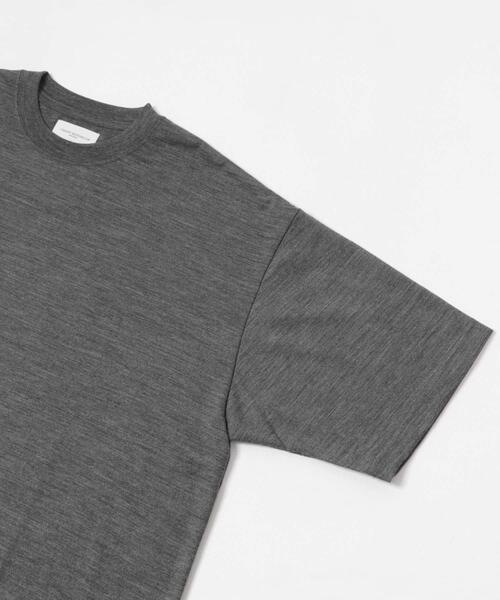 URBAN RESEARCH（アーバンリサーチ）の「new basic　ウォッシャブルメリノウールショートスリーブTシャツ（Tシャツ/カットソー・メンズ・ブラック/チャコールグレー/グレー・MEDIUM/LARGE/X-LARGE）」の22枚目の写真
