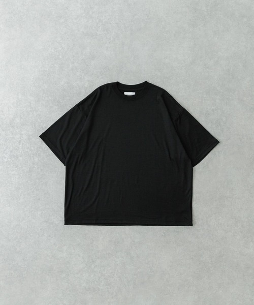new basic　ウォッシャブルメリノウールショートスリーブTシャツ new basic ウォッシャブルメリノウールショートスリーブTシャツ