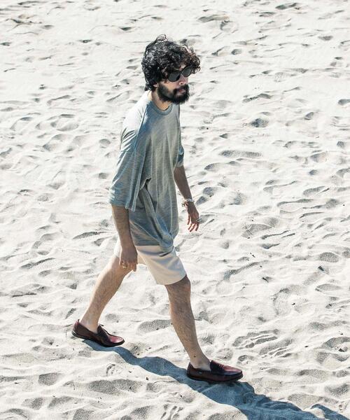 URBAN RESEARCH（アーバンリサーチ）の「new basic　ウォッシャブルメリノウールショートスリーブTシャツ（Tシャツ/カットソー・メンズ・ブラック/チャコールグレー/グレー・MEDIUM/LARGE/X-LARGE）」の10枚目の写真