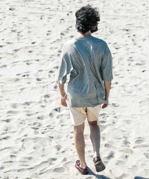 URBAN RESEARCH（アーバンリサーチ）の「new basic　ウォッシャブルメリノウールショートスリーブTシャツ（Tシャツ/カットソー・メンズ・ブラック/チャコールグレー/グレー・MEDIUM/LARGE/X-LARGE）」の11枚目の写真