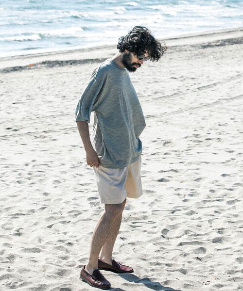 URBAN RESEARCH（アーバンリサーチ）の「new basic　ウォッシャブルメリノウールショートスリーブTシャツ（Tシャツ/カットソー・メンズ・ブラック/チャコールグレー/グレー・MEDIUM/LARGE/X-LARGE）」の15枚目の写真