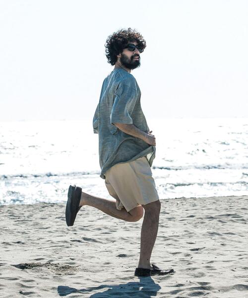 URBAN RESEARCH（アーバンリサーチ）の「new basic　ウォッシャブルメリノウールショートスリーブTシャツ（Tシャツ/カットソー・メンズ・ブラック/チャコールグレー/グレー・MEDIUM/LARGE/X-LARGE）」の17枚目の写真