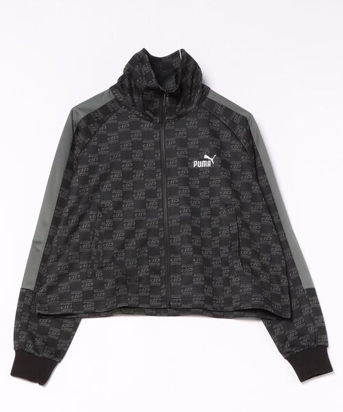 PUMA ブラック ジップアップジャケット PUMA ジップアップジャケット - メルカリ