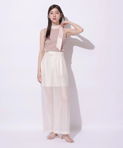 新品✨Rirandtureリランドチュール✨ニットポンチョ可愛いく着れる一枚 Rirandture（リランドチュール）の「2WAY柄編みボレロ