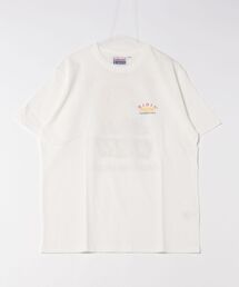 【California T-shirt】PIZZAバックプリントTシャツ ショートスリーブTシャツ 半袖Tシャツ