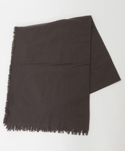 【ASAUCE MELER /アソースメレ】 ファインラムエアリーソリッドウールストール