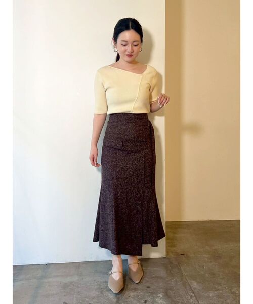 roku♡ノルディック アシンメトリー ニット 6（ロク）の「＜6(ROKU)＞NORDIC KNIT PULLOVER/ﾆｯﾄ ◇（ニット