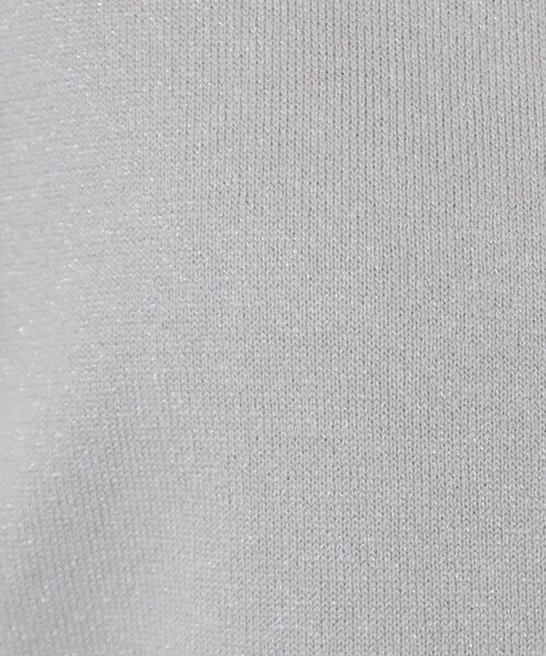 index（インデックス）の「ラメバイカラー半袖カーディガン【洗濯機洗い可】（カーディガン/ボレロ・レディース・シルバー系4/ゴールド系4/チャコール・36/38/40/42）」の9枚目の写真