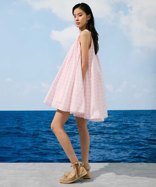 CHARLES & KEITH(チャールズ & キース)の「フェイクスエード ボウタイアラウンドエスパドリーユバレエフラット(バレエシューズ・レディース・ブラック系その他2/サンドベージュ・22.5cm/23cm/23.5cm/24.5cm/25cm/25.5cm/26.5cm)」の14枚目の写真