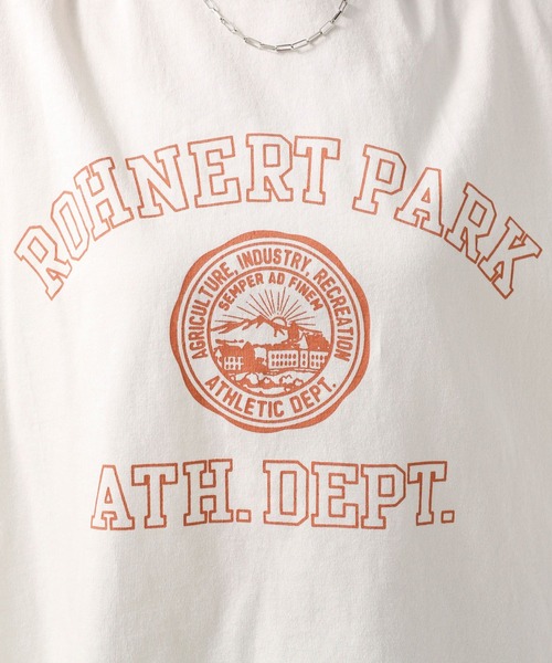 BAYFLOW（ベイフロー）の「[ヴィンテージな風合い]ピグメントプリントビッグＴ（Tシャツ/カットソー・レディース・ブラウン/チャコール/オフホワイト・FREE）」の16枚目の写真