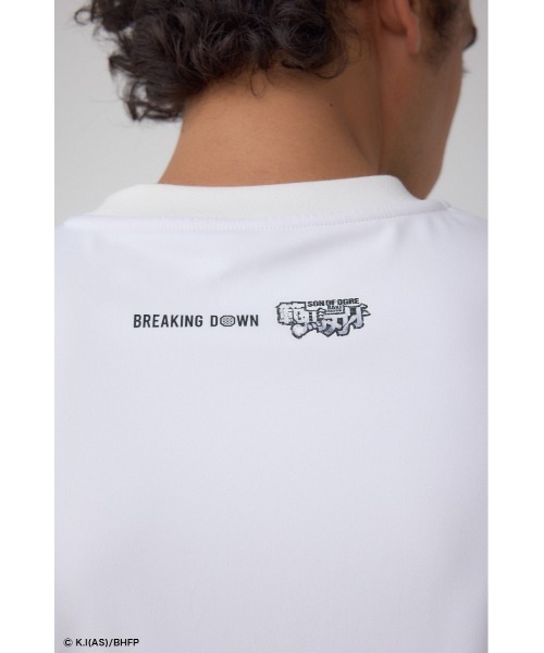 AZUL by moussy(アズールバイマウジー)の「【BREAKINGDOWN×範馬刃牙×AZUL】コラボノースリーブ(Tシャツ/カットソー・メンズ・ホワイト/ブラック・MEDIUM/LARGE)」の10枚目の写真