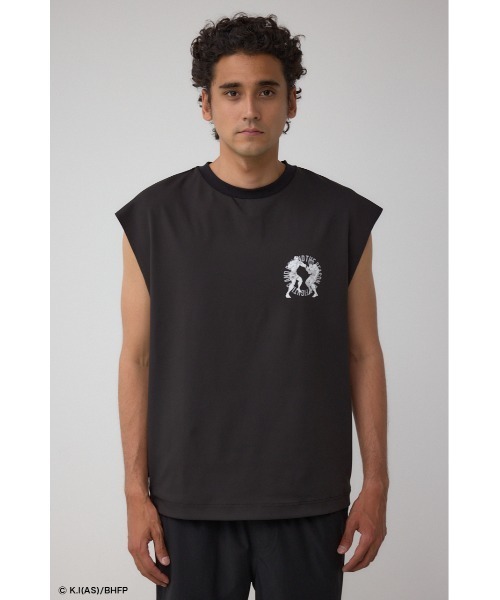AZUL by moussy(アズールバイマウジー)の「【BREAKINGDOWN×範馬刃牙×AZUL】コラボノースリーブ(Tシャツ/カットソー・メンズ・ホワイト/ブラック・MEDIUM/LARGE)」の17枚目の写真