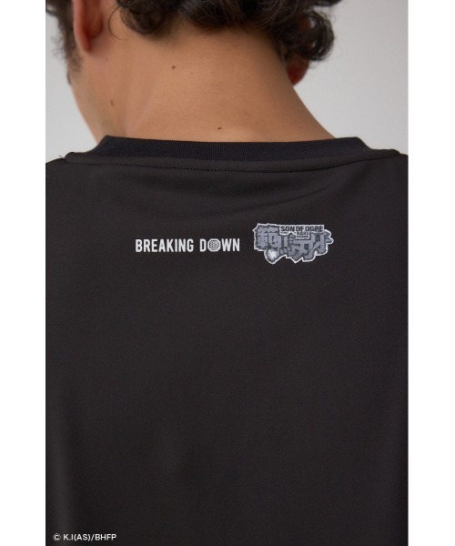 AZUL by moussy(アズールバイマウジー)の「【BREAKINGDOWN×範馬刃牙×AZUL】コラボノースリーブ(Tシャツ/カットソー・メンズ・ホワイト/ブラック・MEDIUM/LARGE)」の21枚目の写真