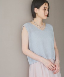A part by（アパートバイ）の「ラメニットノースリーブ（ニット/セーター）」