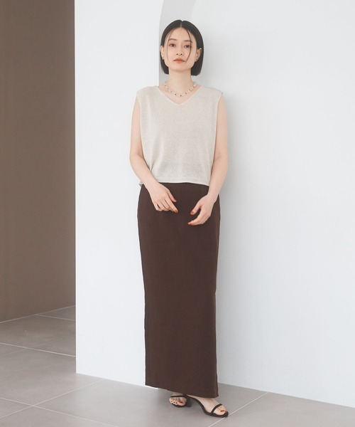 今季新品)HAUNT麻ノースリーブ CATEGORY ノースリーブ | ORIENTAL WITCHES
