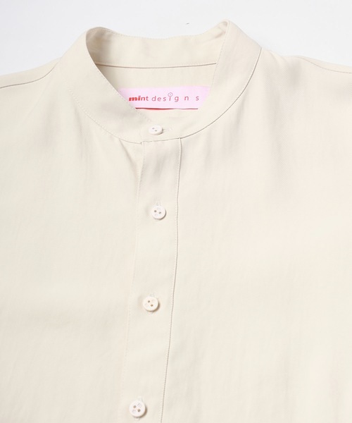 mintdesigns（ミントデザインズ）の「INK LETTER DRESS（ワンピース・レディース・ブラック/ベージュ・ONESIZE）」の15枚目の写真