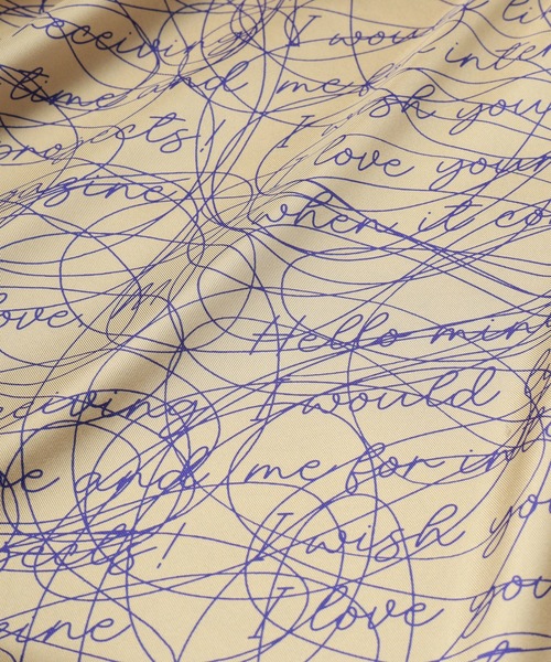 mintdesigns（ミントデザインズ）の「INK LETTER DRESS（ワンピース・レディース・ブラック/ベージュ・ONESIZE）」の19枚目の写真