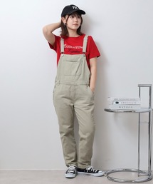 .worksスラブデニムオーバーオール