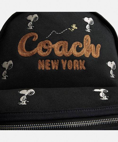 PEANUTS（ピーナッツ）の「【COACH X PEANUTS】カーゴ バックパック・スヌーピー プリント（バックパック/リュック・レディース・ブラック系その他・ONE）」の10枚目の写真
