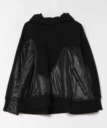 古着　アンスリード　変形プルオーバーパーカーＦ　黒　編み目レース ブランド古着】UN3D.｜アンスリードのパーカー古着通販 - ZOZOUSED