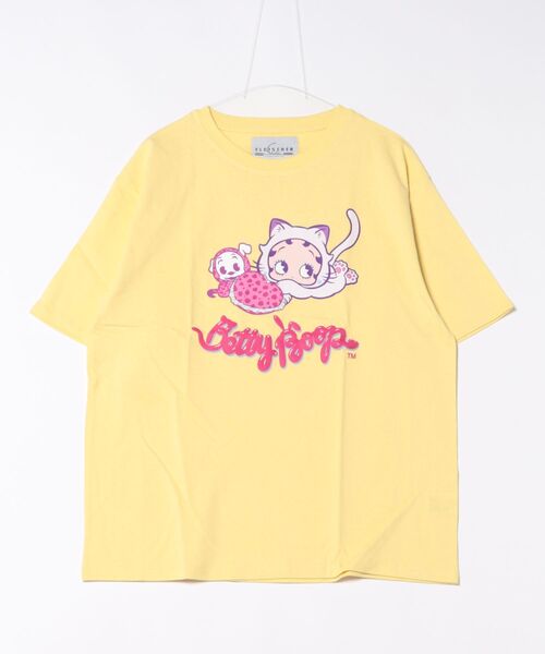 CORISCO(コリスコ)の「BETTYネコバブTEE(M1)(Tシャツ/カットソー・メンズ・カーキ/パープル/イエロー/ホワイト/ブラック・X-LARGE/LARGE/MEDIUM)」の21枚目の写真