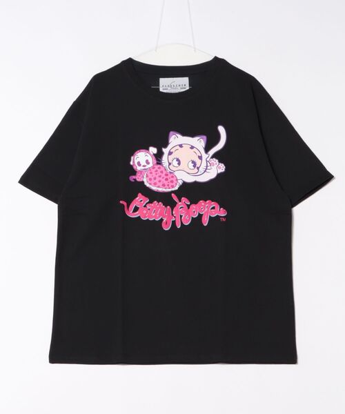 CORISCO(コリスコ)の「BETTYネコバブTEE(M1)(Tシャツ/カットソー・メンズ・カーキ/パープル/イエロー/ホワイト/ブラック・X-LARGE/LARGE/MEDIUM)」の12枚目の写真