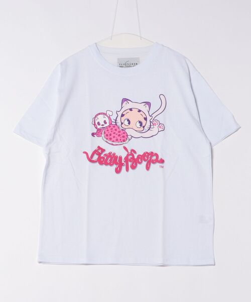 CORISCO(コリスコ)の「BETTYネコバブTEE(M1)(Tシャツ/カットソー・メンズ・カーキ/パープル/イエロー/ホワイト/ブラック・X-LARGE/LARGE/MEDIUM)」の9枚目の写真