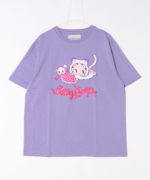 CORISCO(コリスコ)の「BETTYネコバブTEE(M1)(Tシャツ/カットソー・メンズ・カーキ/パープル/イエロー/ホワイト/ブラック・X-LARGE/LARGE/MEDIUM)」の18枚目の写真