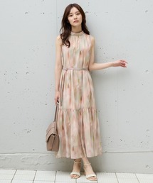 マーブルプリントワンピース576426